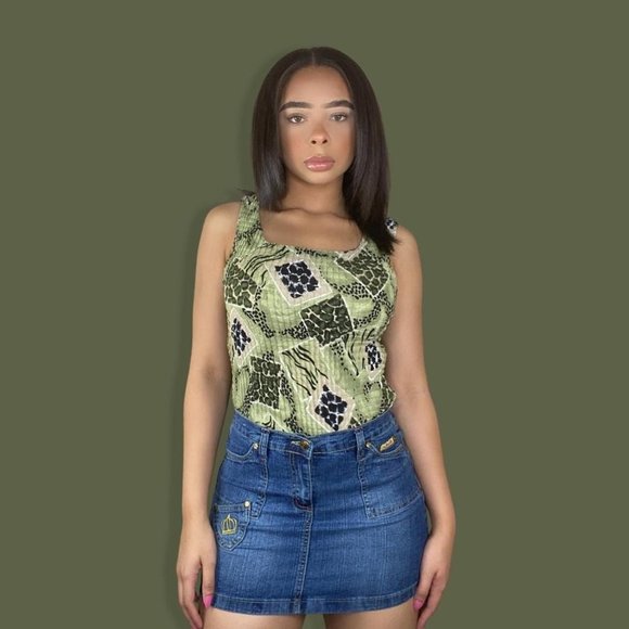 Ribbed Patchwork Tank Top - Picture 1 of 4